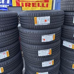 17” inch PIRELLI Tires, New  inventory. Size 235/65/R17 - 70k Miles warranty 