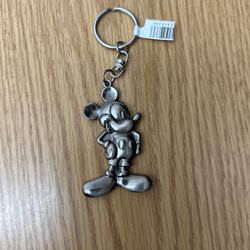 Mickey Mouse Pewter Key Ring 