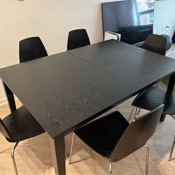 Extendable Coaster Dining Table With Chairs 