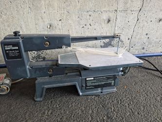 Sears craftsman scroll saw. With free Bosch blades.