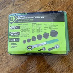 GreenLee Manual Knockout Punch Kit 
