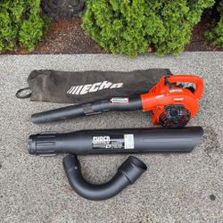 ECHO ES-250 Shred N' Vac - 3-in-1 Gas Powered Handheld Leaf Blower, Vacuum, & Mulcher