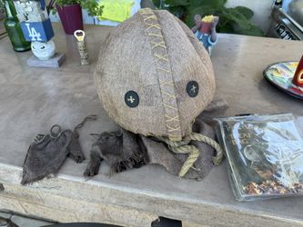Halloween SAM Mask , Gloves And Treat Bag