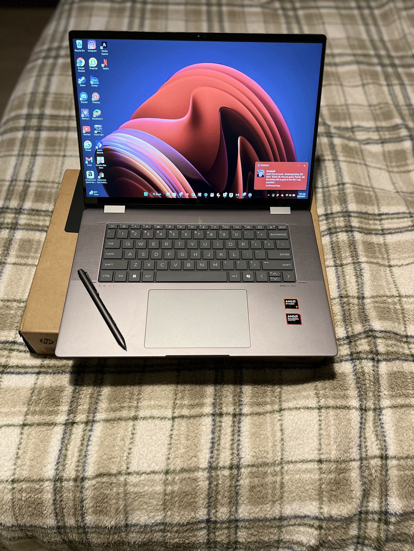 2024 16inch HP ENVY X360 i7 16gb 1TB Trade