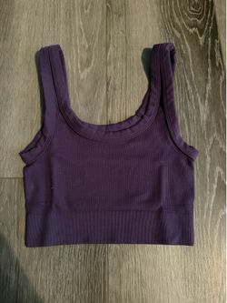 Cropped tank top, Dark purple, Pacsun, Size XS