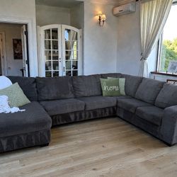Dark Gray Sectional Sofa