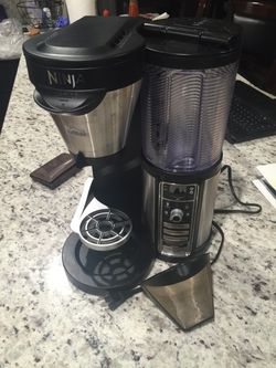 ninja coffee maker (no pot) works with cups