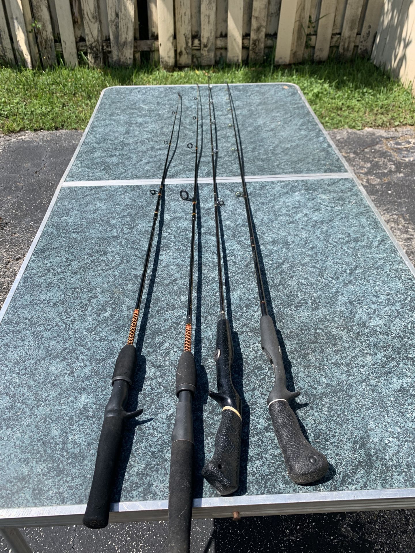 Fishing Rods. (4)
