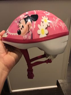 Mini mouse youth helmet