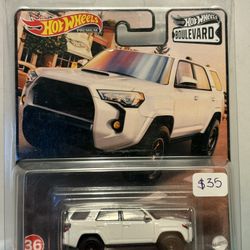 Hot Wheels Premium Boulevard #36 White Toyota 4Runner