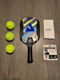 JOOLA Simone Jardim 16mm Pickleball Paddle Pro Bundle + Extras