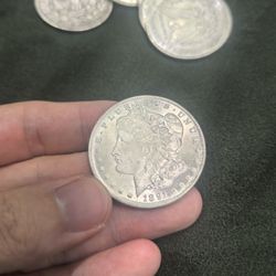 1891 CC Morgan Silver Dollar


