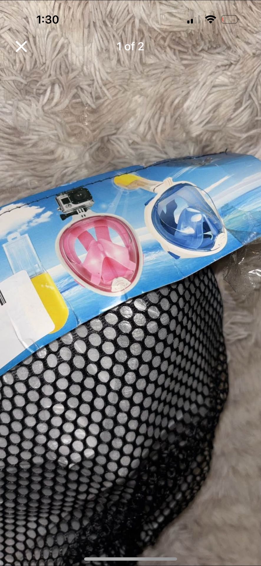 Snorkeling mask