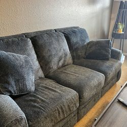 Recliner Sofa Couch - Blue