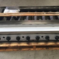NSF 48 inches gas shish kabab broiler made in USA