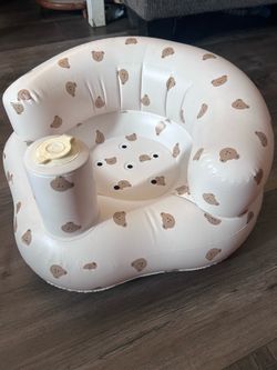 Inflatable Baby Floor Seat | Bear Print | Excellent Condition
