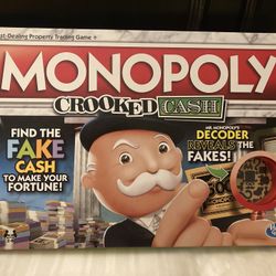 Brand new MONOPOLY “Crooked Cash” Board Game
