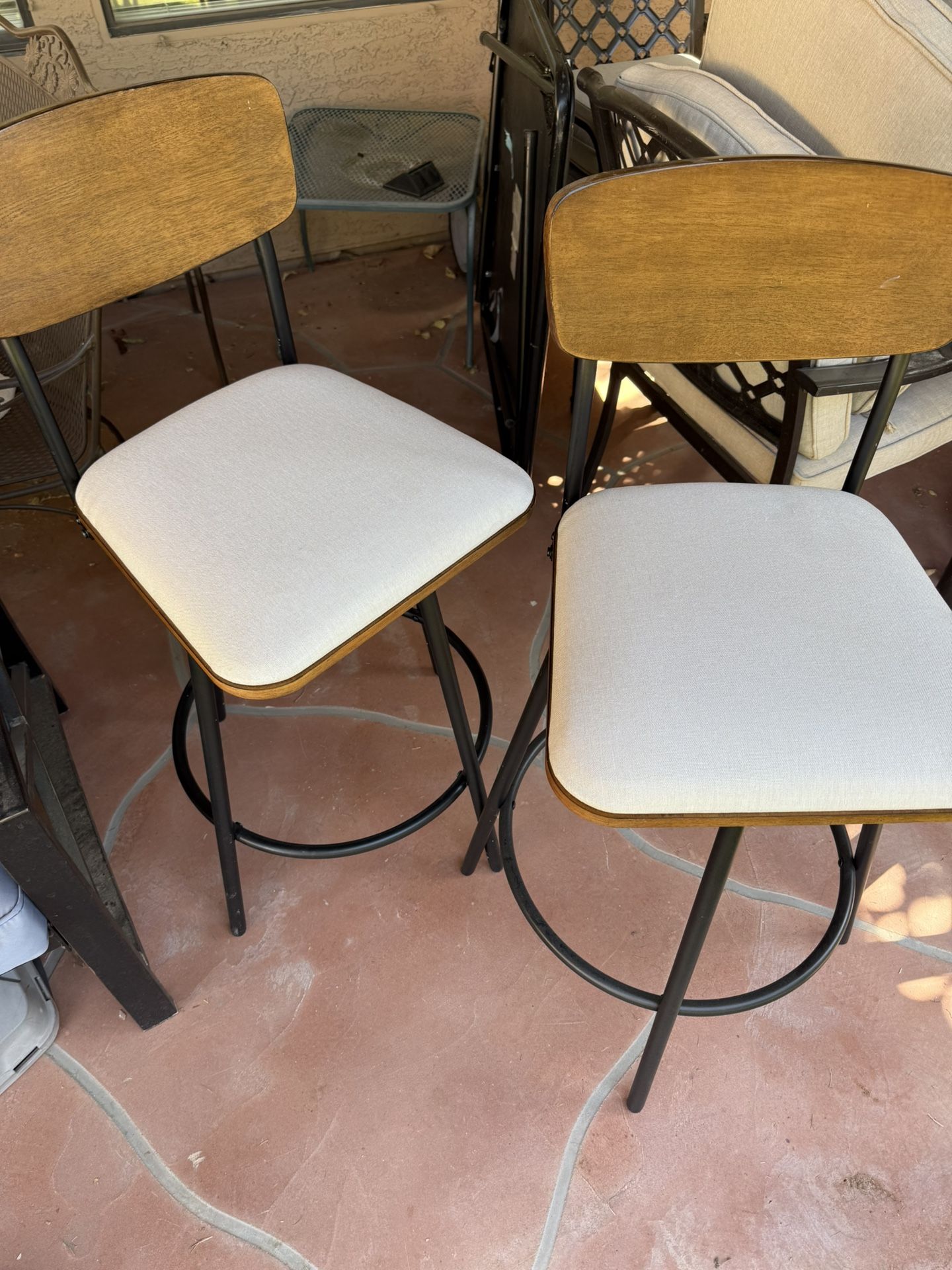 Set Of 2 Counter Height Barstools