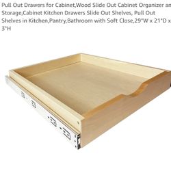 Pull Out Drawers for Cabinet,Wood Slide Out Cabinet Organizer and Storage,Cabinet Kitchen Drawers Slide Out Shelves, Pull Out Shelves in Kitchen,Pantr