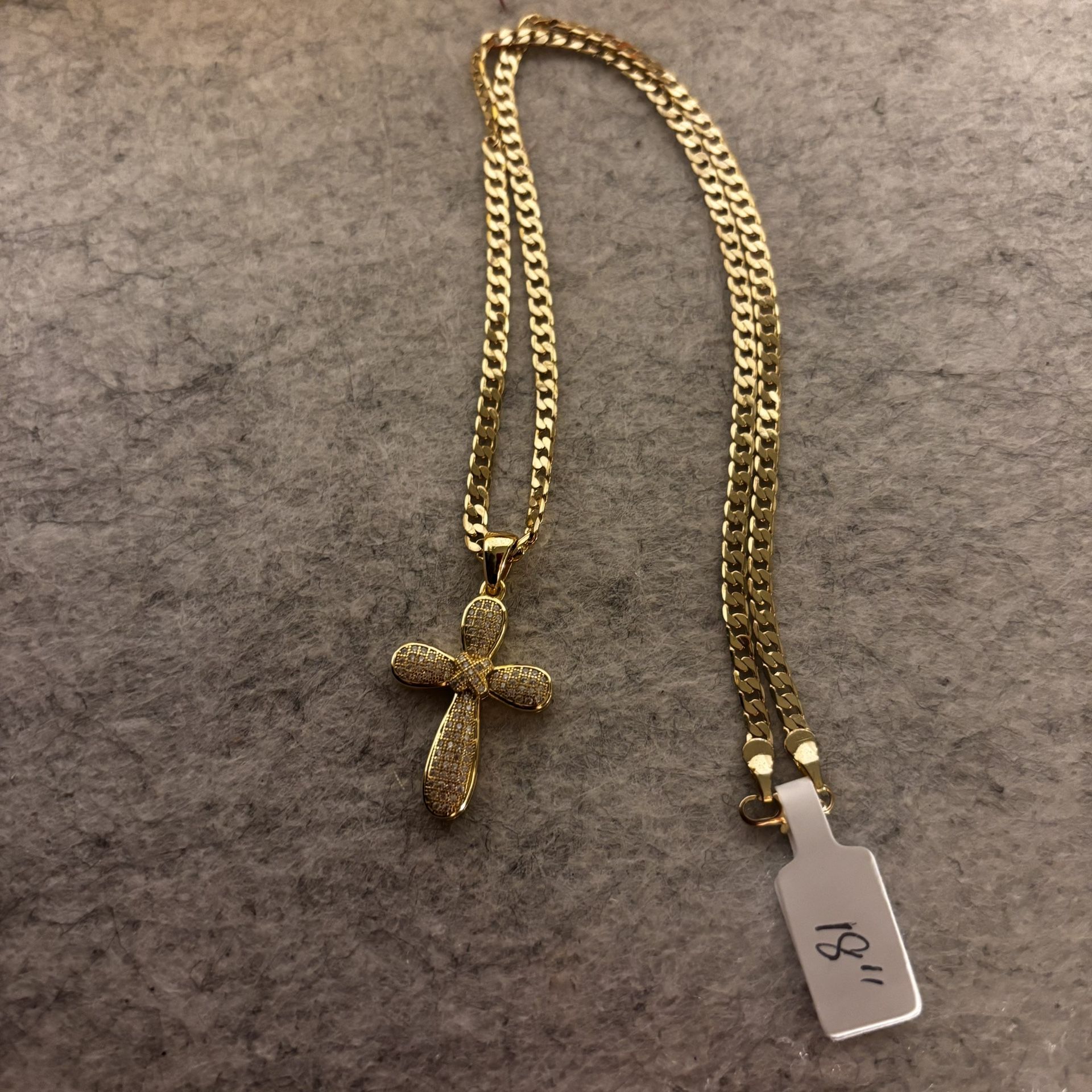 18” Cross Necklace