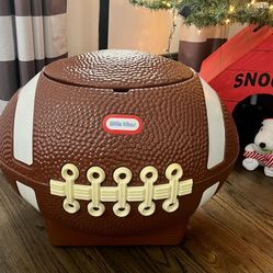 Vintage Football Toy Storage Box in Plastic from Little Tikes, 1970s