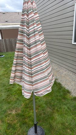 Big garden umbrella