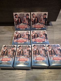 Topps Stadium Club WWE MEGA and blaster boxes