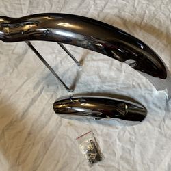1(contact info removed) Schwinn Stingray Deluxe Chrome Fenders Front Rear - Not Super Deluxe