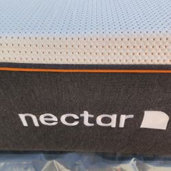 LIKE NEW! Nectar Premier Copper Queen Mattress - Delivery Available