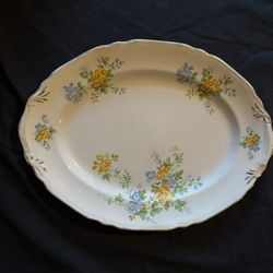 Vintage Crown Potteries Co Platter