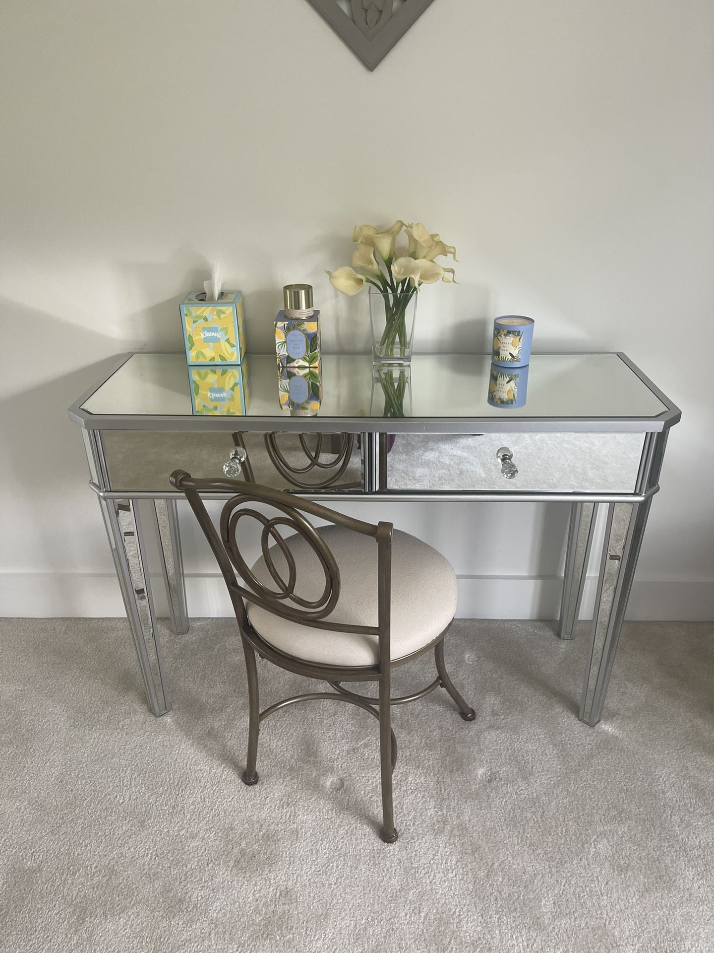 Mirror Vanity & Chair