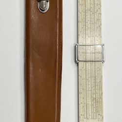 Vintage POST VERSALOG Engineer's Slide Rule 1460 with Leather Case - exc used condition Coral Springs 33071