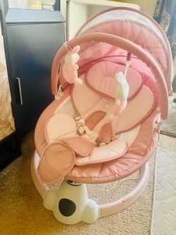 Pink Baby Swing and bouncer with Canopy