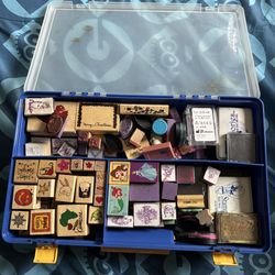 Bracelet Making Stuff  & Stamp Collection Case