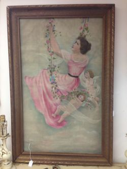 Beautiful hand painted tapestry