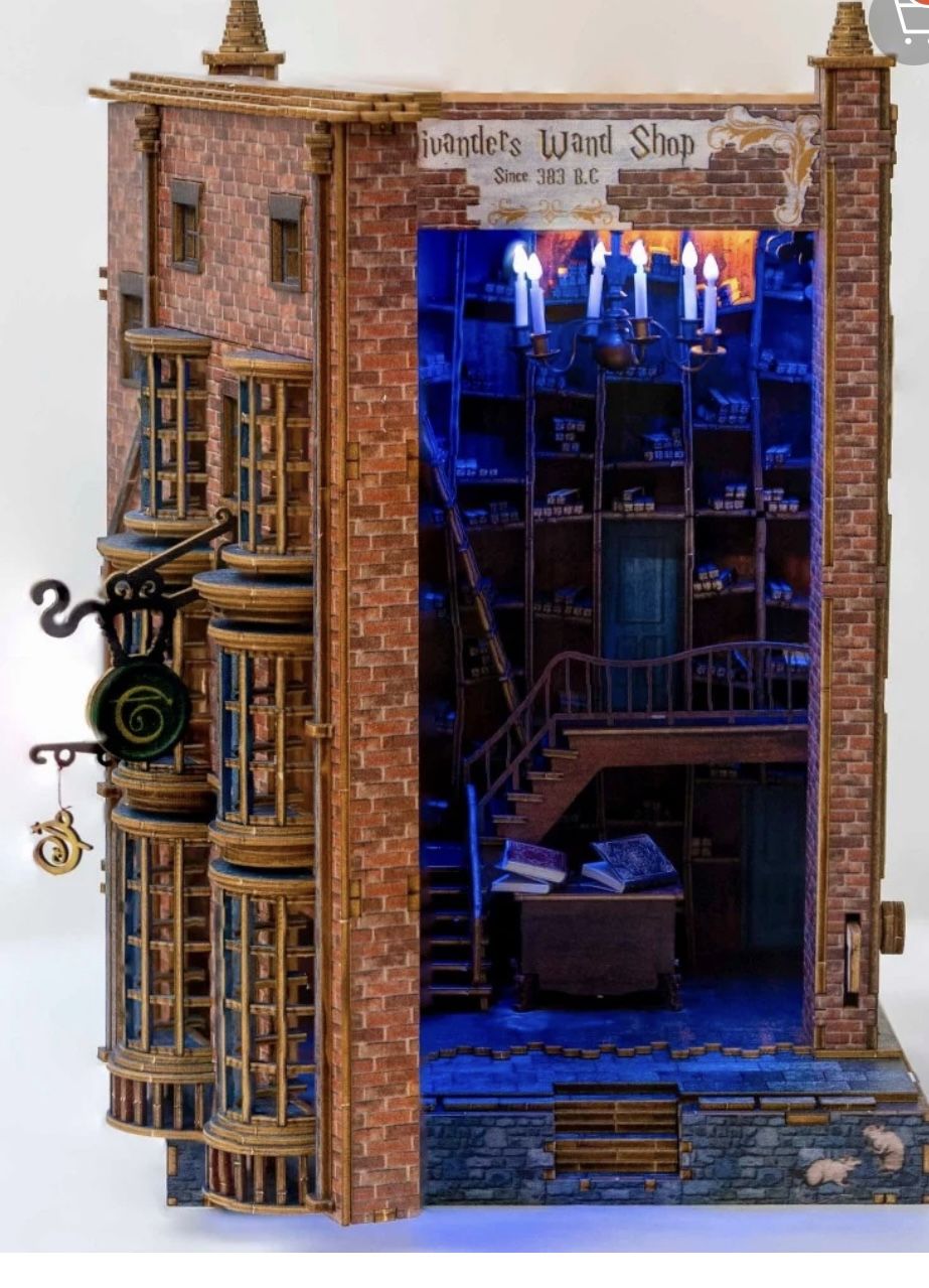Ollivanders Wand Shop Book Nook