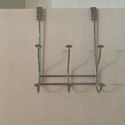 Over-The-Door Hook Rack | 3 Double Prong Hooks | Available Until 12/15/25