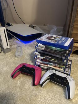 Ps5 1terabyte With 12 Games And 2 Controllers