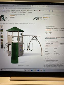 Kids Playground Adventure Tower