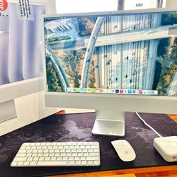  iMac 24-inch 2021 Apple M1 16GB 1TB Silver Like New IN BOX