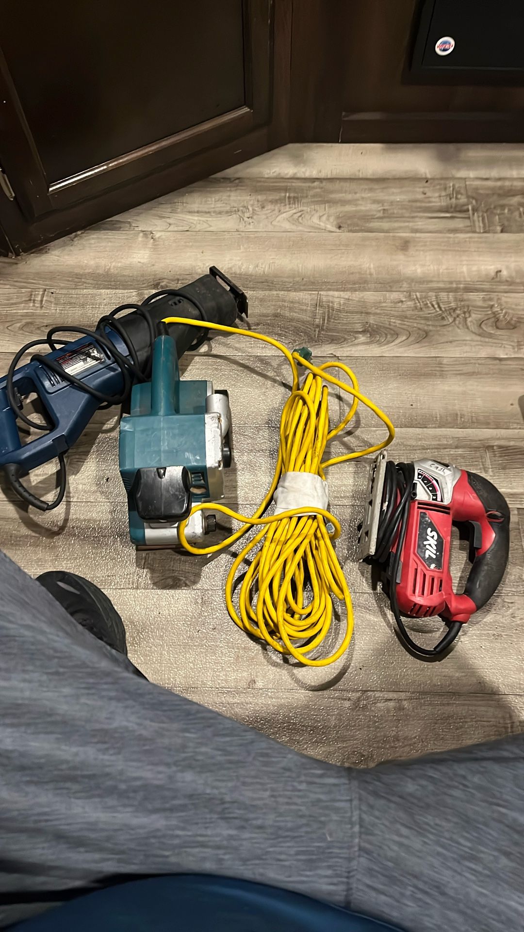 Reciprocating Saw Band Sander And Jigsaw