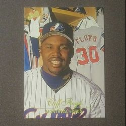 1994 Donruss Studio Cliff Floyd Montreal Expos #77 Baseball Card Vintage Collectible Trading Sports MLB Major League Pro