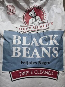 25 lb bag of black beans unopened