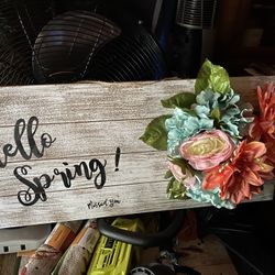 Hello spring home Decour