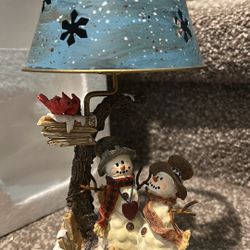 Vintage Kirkland Snowman Tea Light 8” Tall