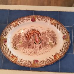 Vintage Turkey Platter 