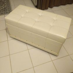 White Vinyl Trunk