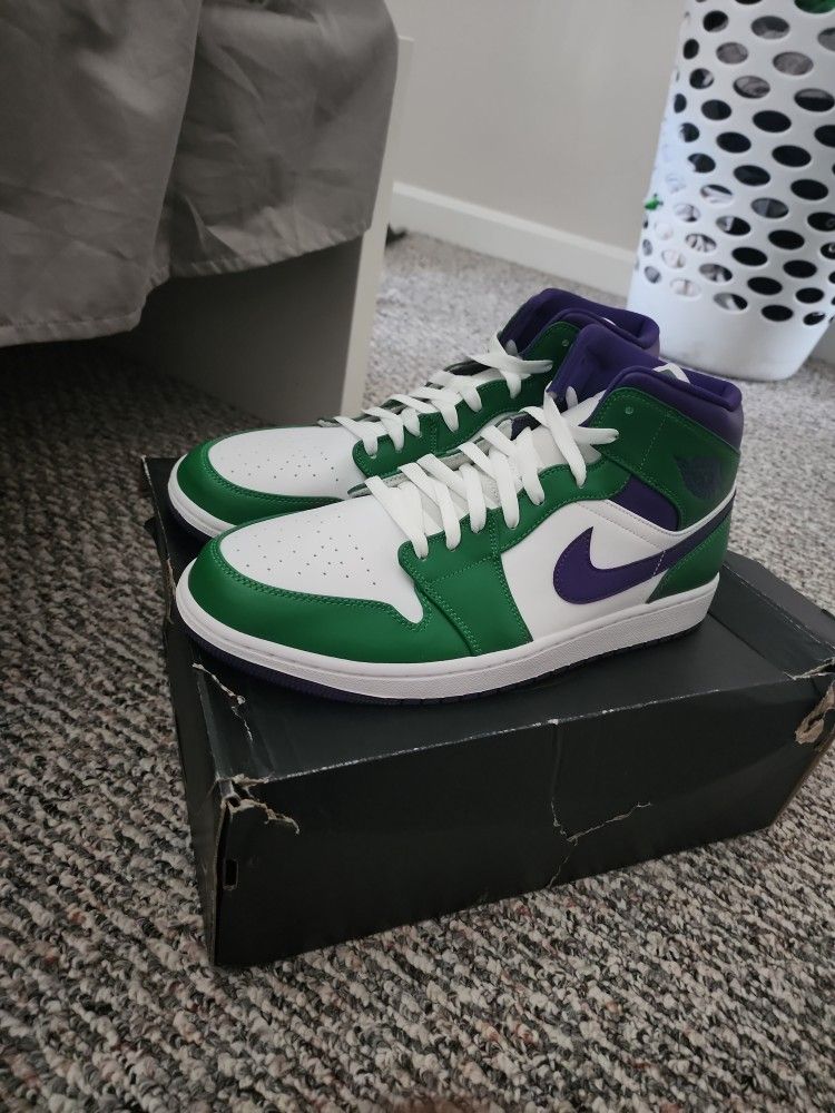Air Jordan 1 Incredible Hulk Sz 13