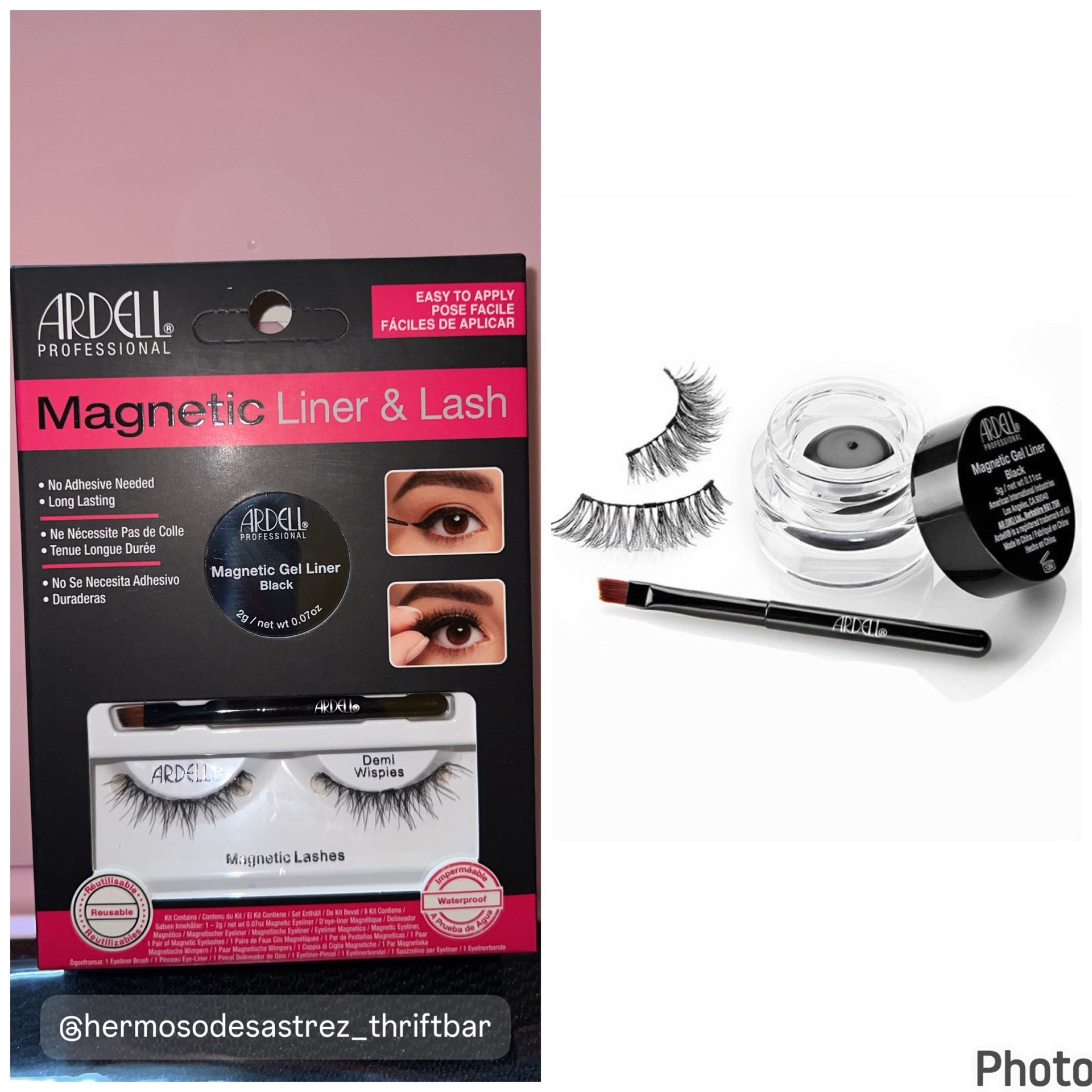 New! Magnetic Gel Liner & Lash Kit, Demi Wispies