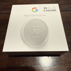 Google Nest Thermostat Snow Edition